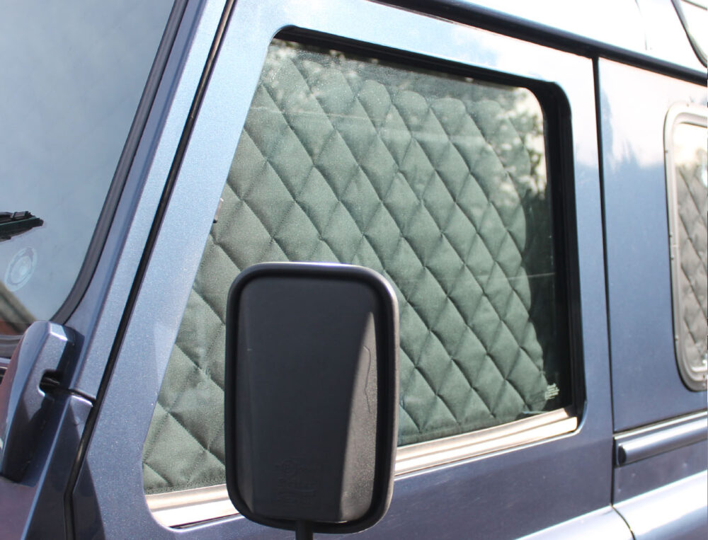 land rover defender quilted blackout blinds