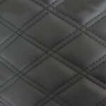 black double stitch detail