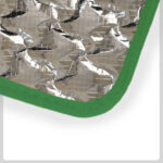 thermal Material with green Cloth Trim