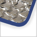 thermal Material with navy Cloth Trim